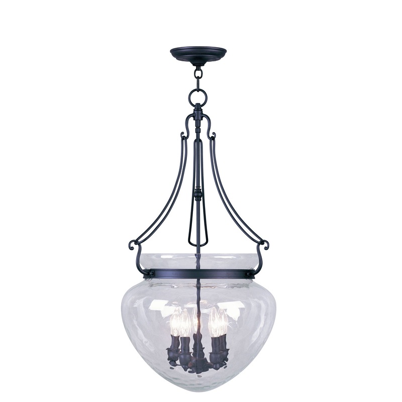 Duchess Five Light Chain Hang in Black