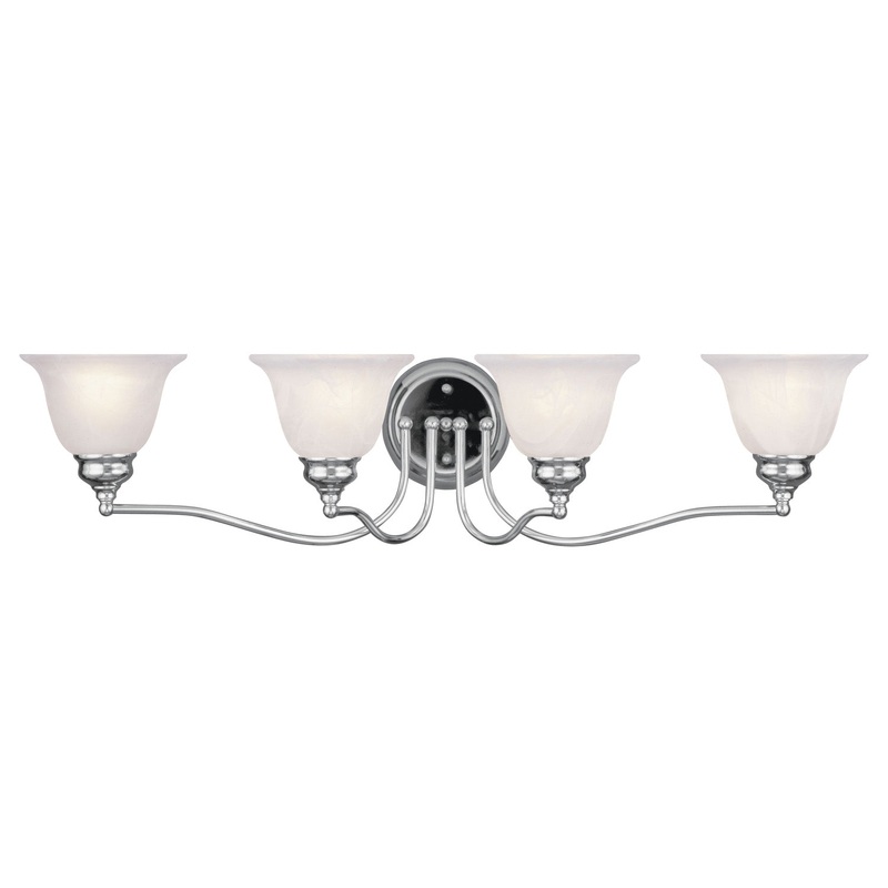 Essex Four Light Bath Vanity in Polished Chrome