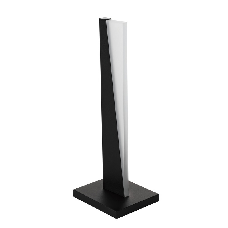 Isidro LED Table Lamp in Structured Black