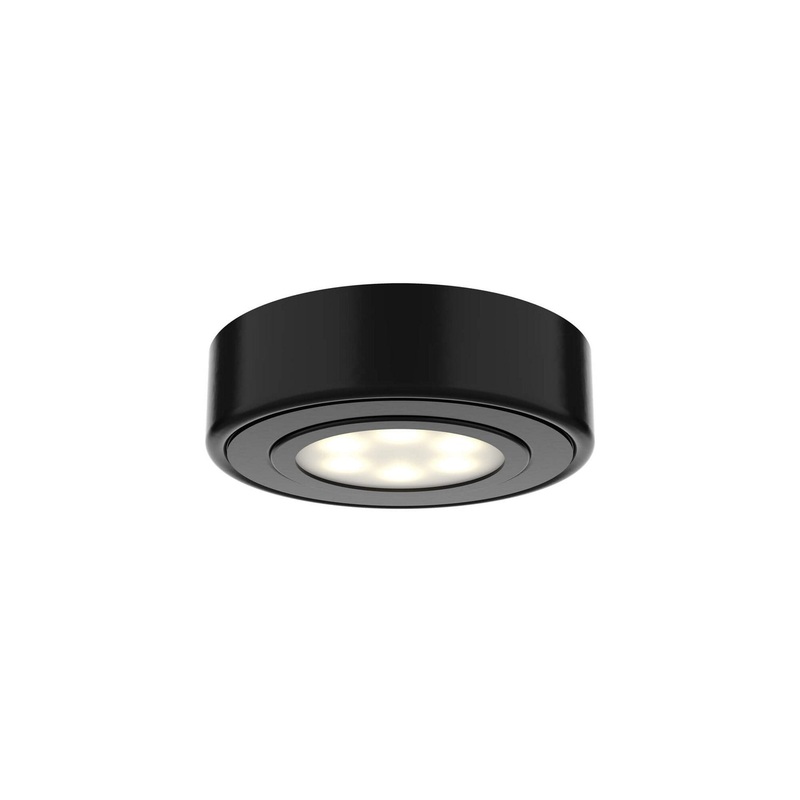 LED Puck in Black