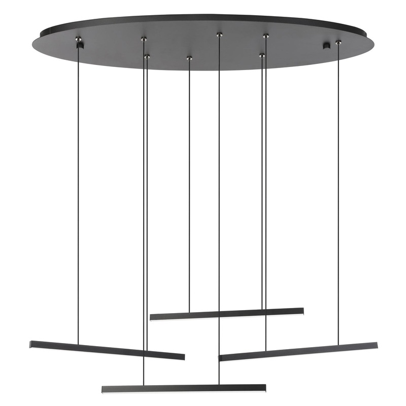 Lindoza LED Pendant in Matte Black