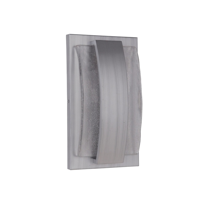 Lynk LED Pocket Sconce in Brushed Aluminum
