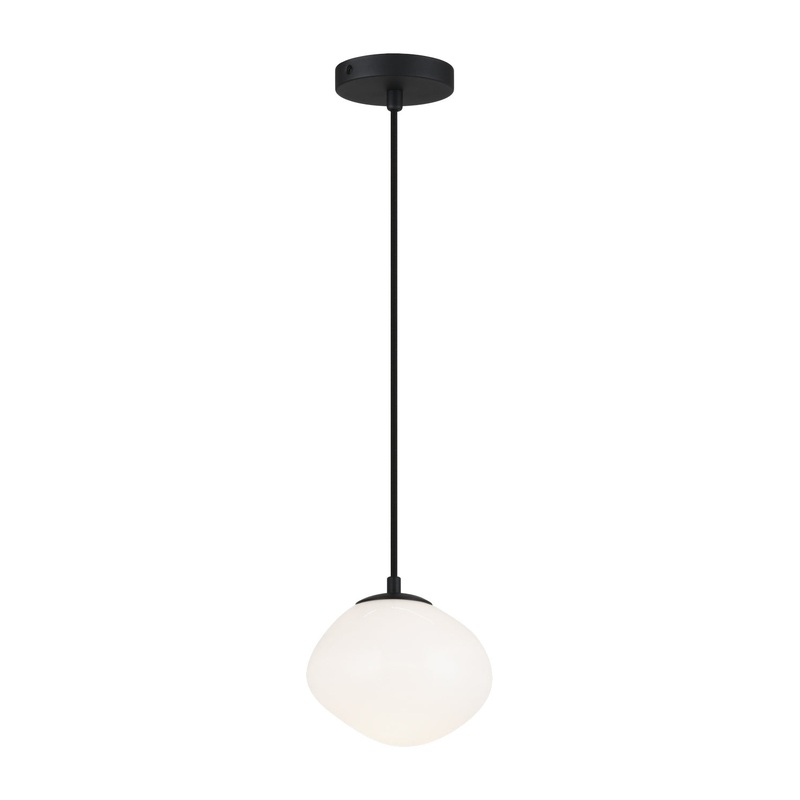 Melotte One Light Chandelier in Black