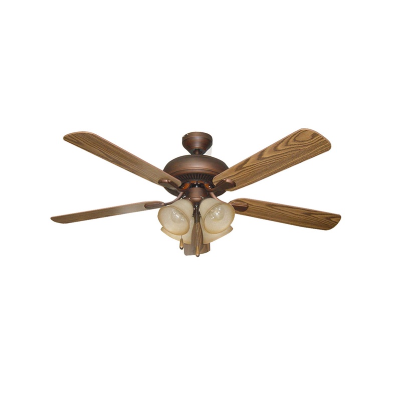 Piedmont 52``Ceiling Fan in Aged Bronze Brushed