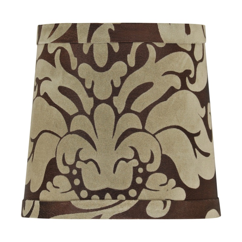 Shades Design & Combine Clip Shade in Brown Damask