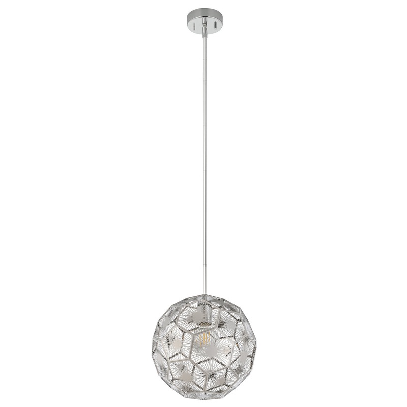 Skoura One Light Pendant in Chrome