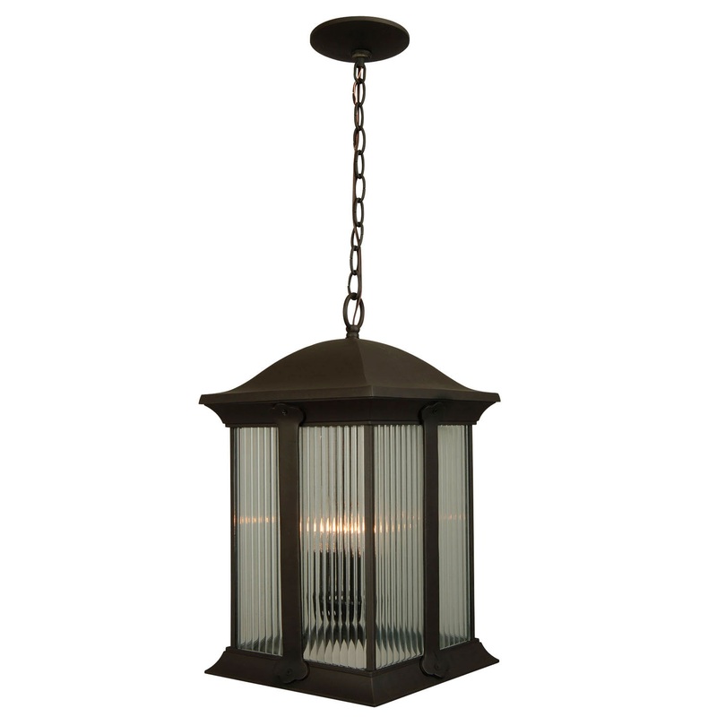 Summit Three Light Pendant in Oiled Bronze