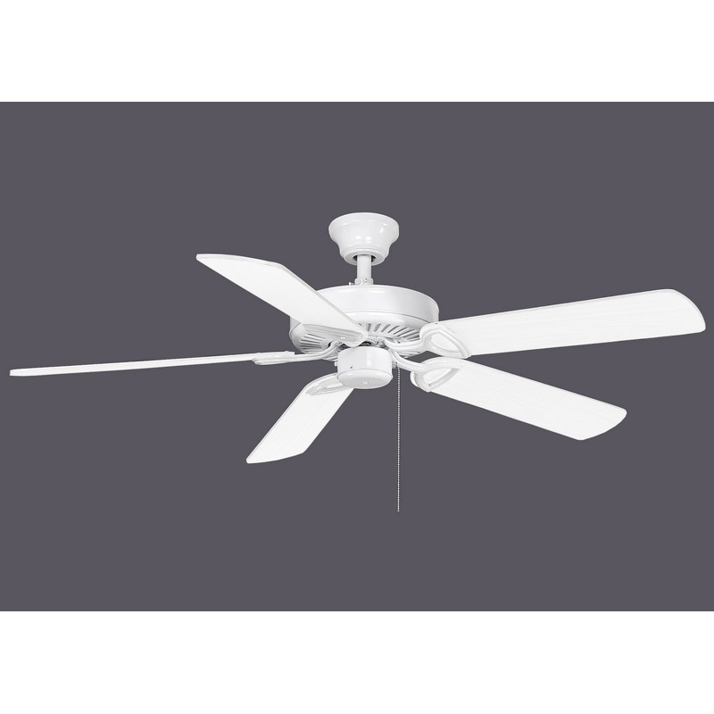 America 42``Ceiling Fan in Gloss White