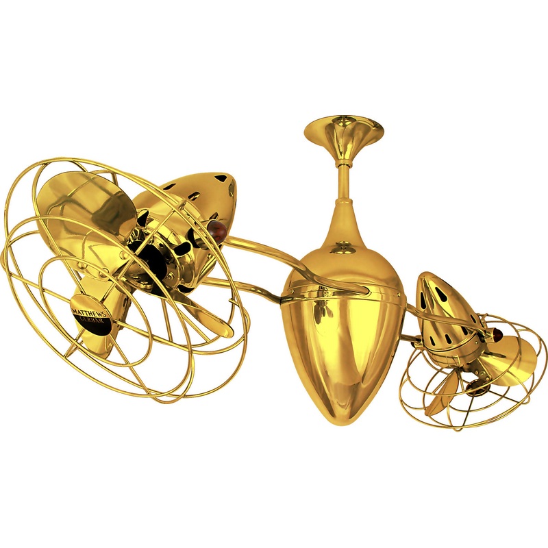Ar Ruthiane 48``Ceiling Fan in Ouro