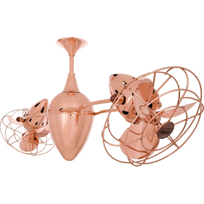 Ar Ruthiane 48``Ceiling Fan in Polished Copper