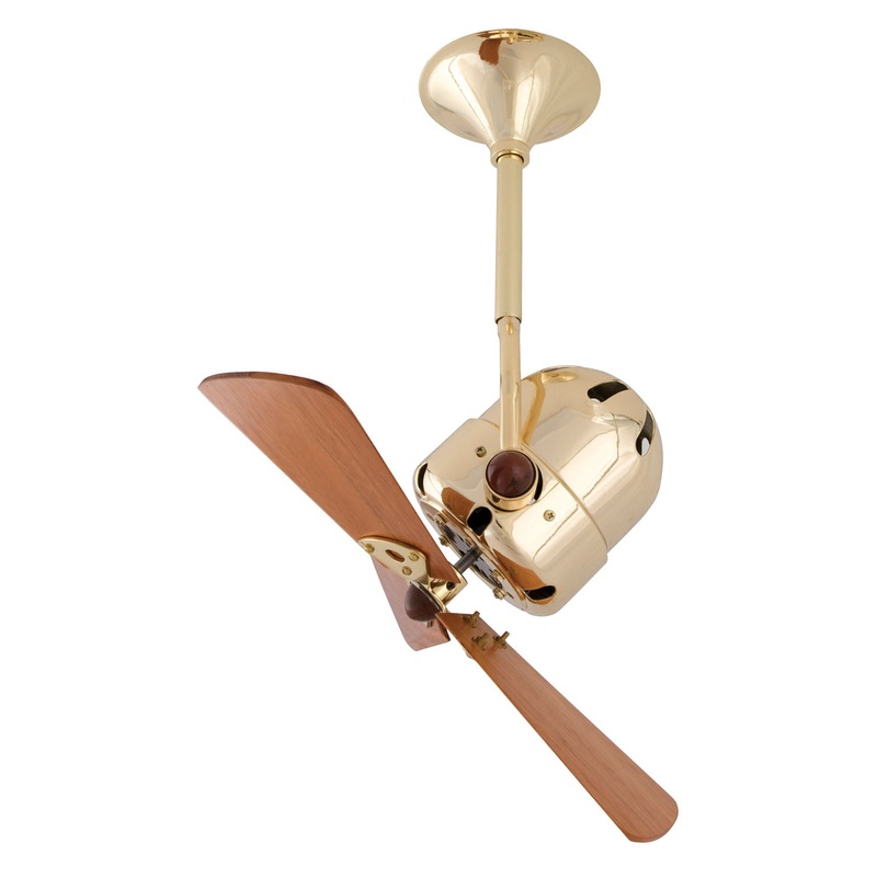 Bianca Direcional 16``Ceiling Fan in Brushed Brass