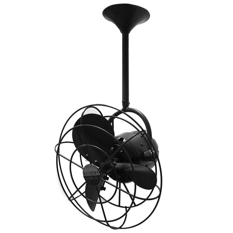 Bianca Direcional 16``Ceiling Fan in Matte Black