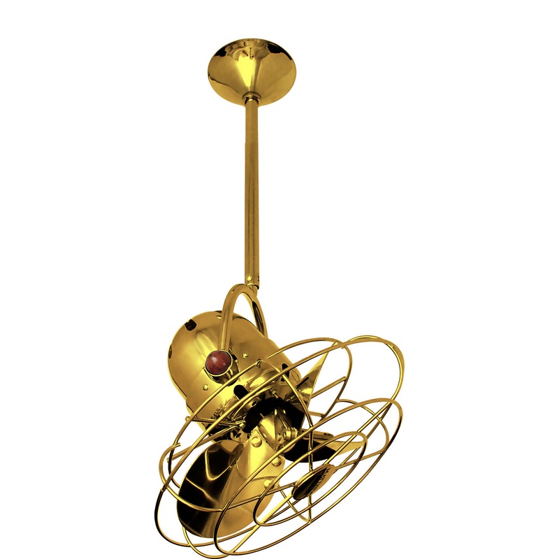 Bianca Direcional 16``Ceiling Fan in Ouro