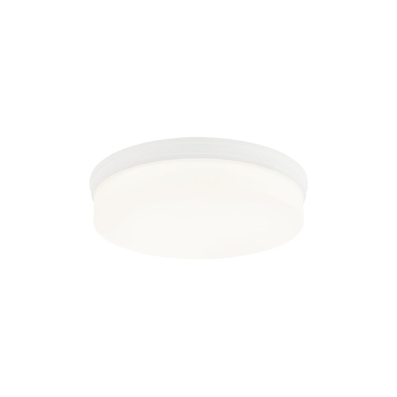 Circian Two Light Flush Mount in Matte White
