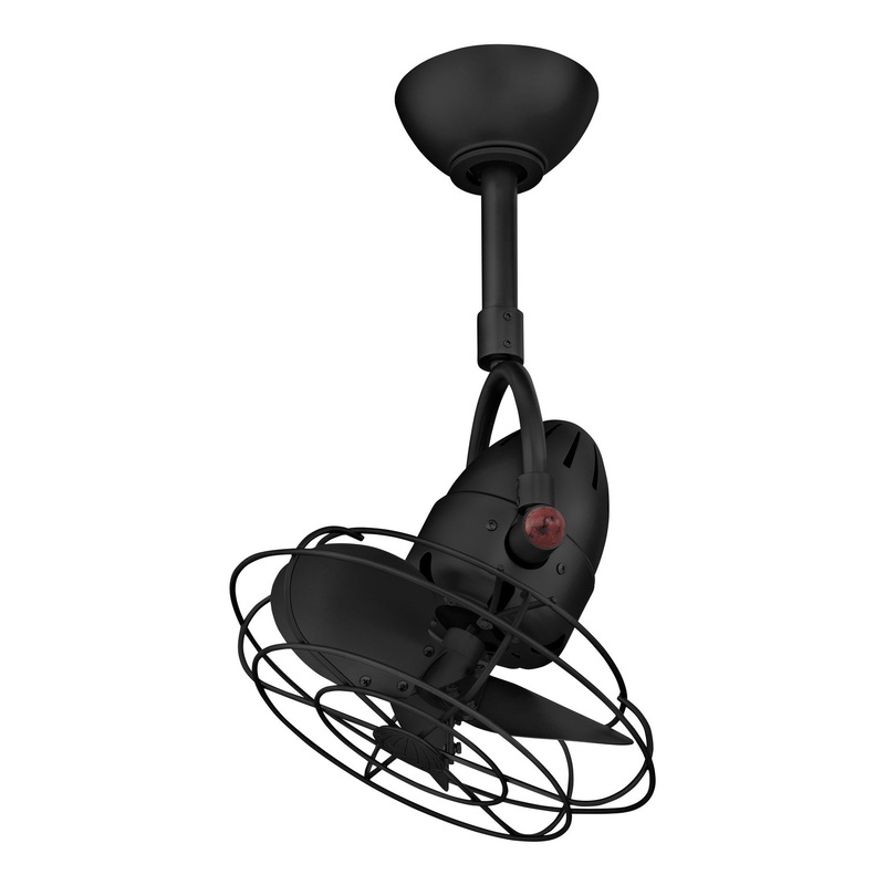 Diane 16``Ceiling Fan in Matte Black
