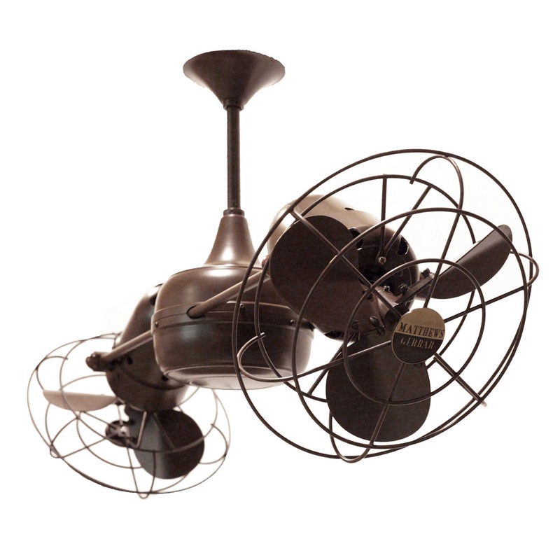 Duplo-Dinamico 36``Ceiling Fan in Bronzette