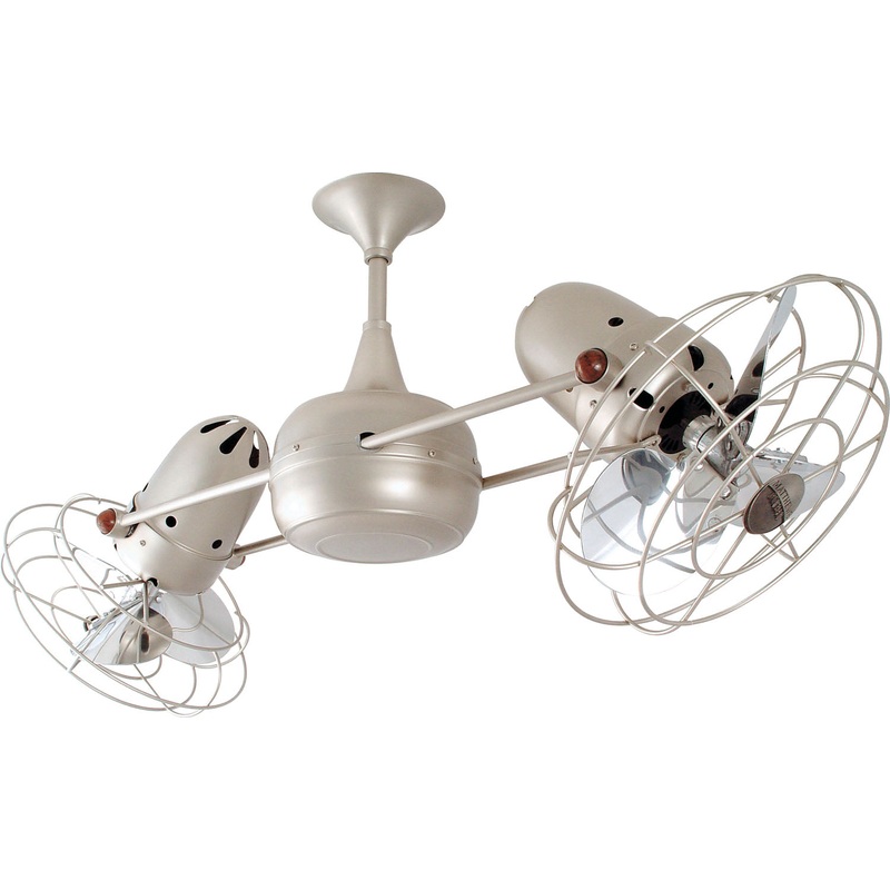 Duplo-Dinamico 36``Ceiling Fan in Brushed Nickel