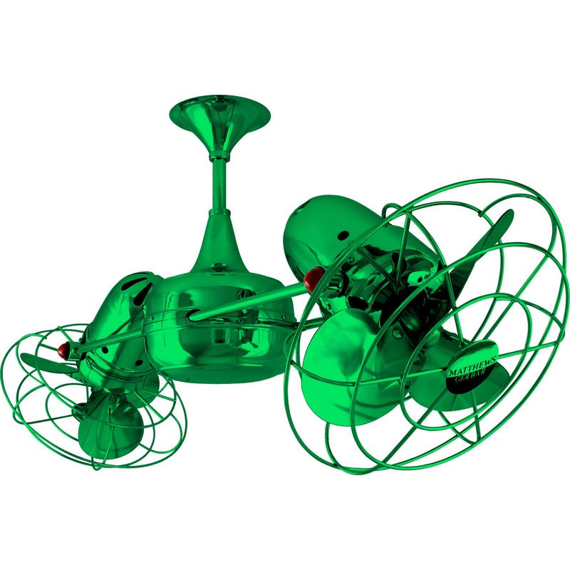 Duplo-Dinamico 36``Ceiling Fan in Green