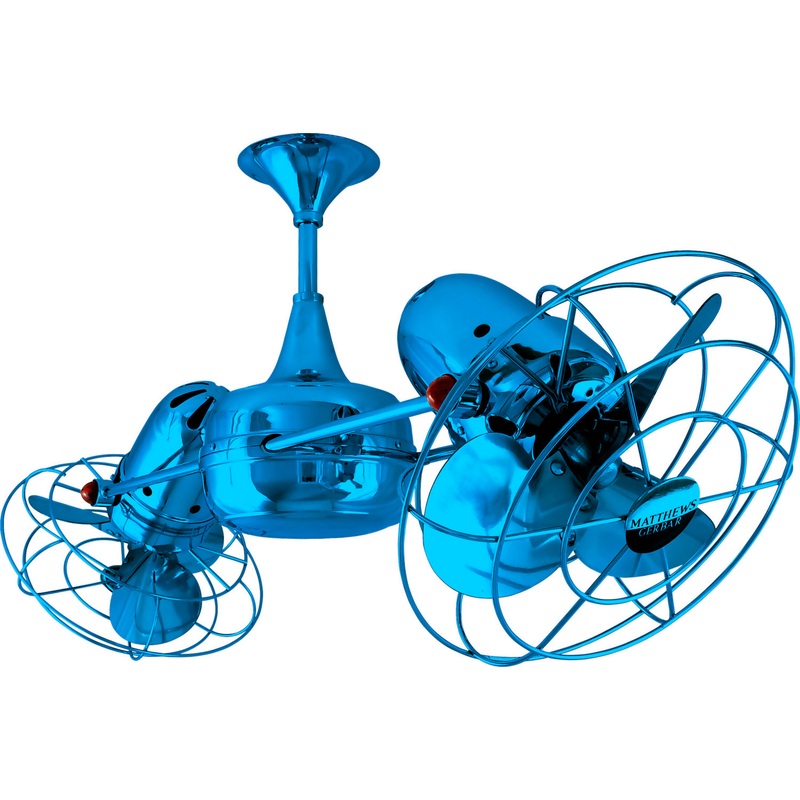 Duplo-Dinamico 36``Ceiling Fan in Light Blue