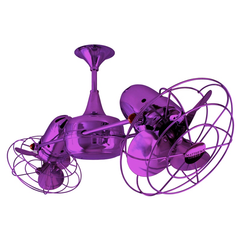 Duplo-Dinamico 36``Ceiling Fan in Light Purple