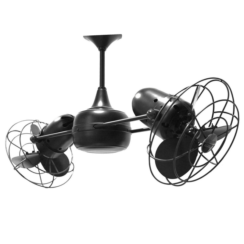 Duplo-Dinamico 36``Ceiling Fan in Matte Black