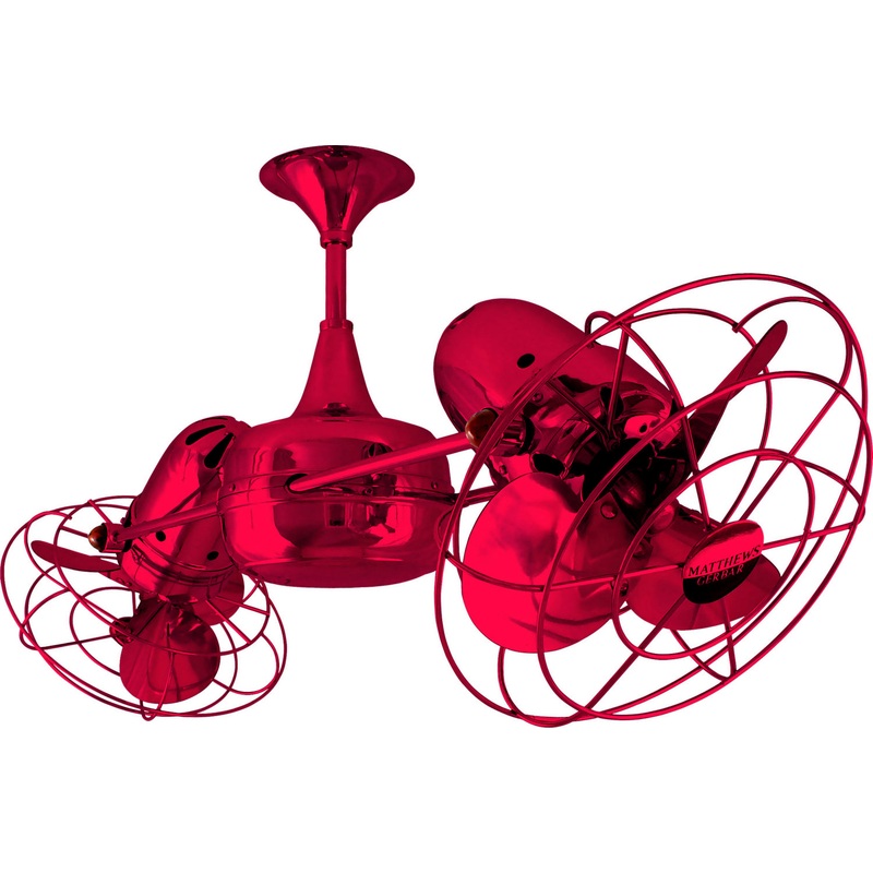 Duplo-Dinamico 36``Ceiling Fan in Red