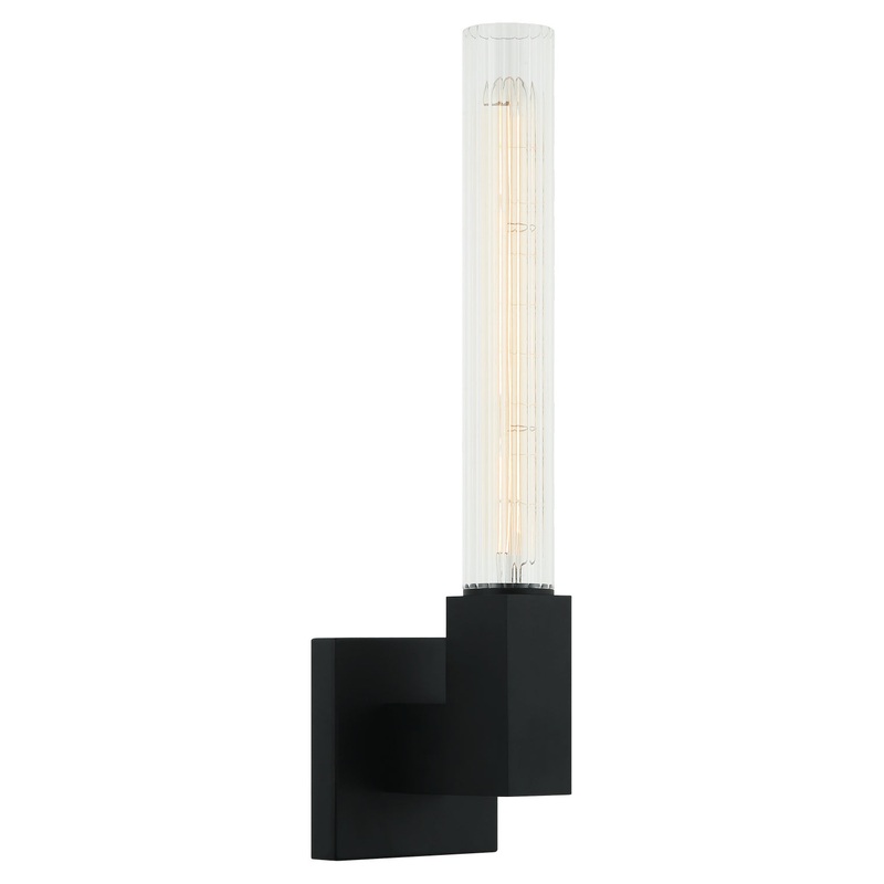 Odelle Two Light Wall Sconce in Matte Black