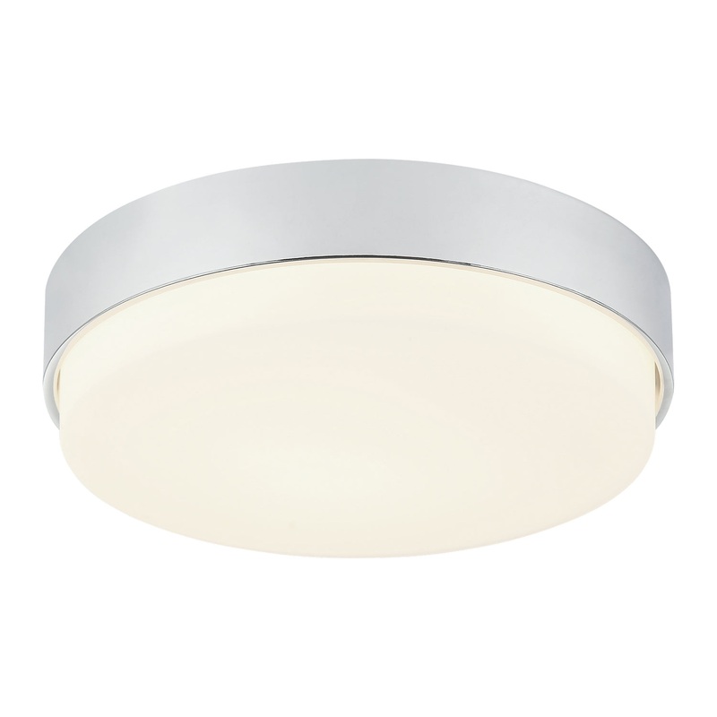 Quintz Three Light Ceiling Mount in Chrome