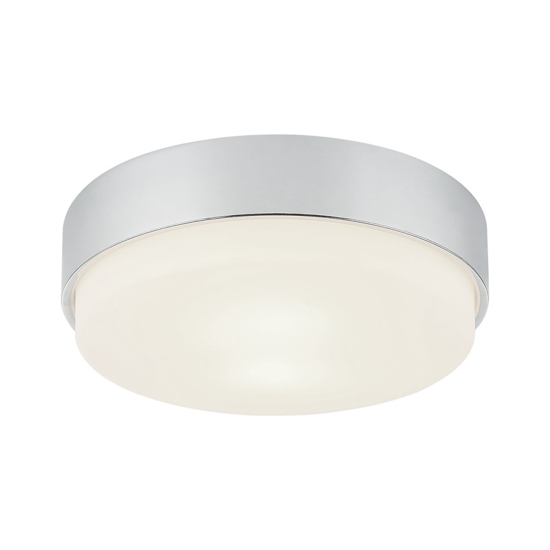 Quintz Two Light Ceiling Mount in Chrome