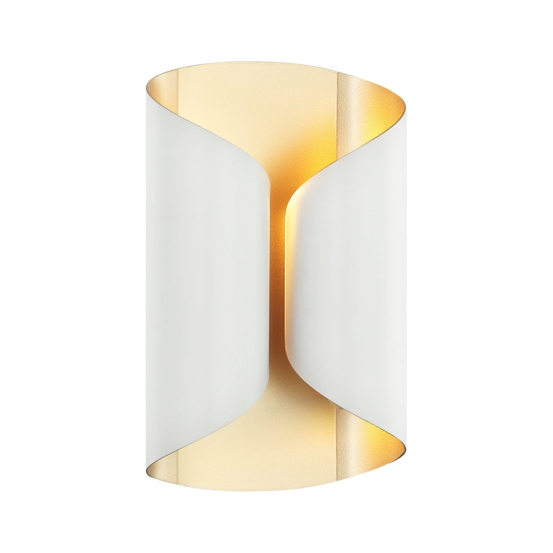 Ripcurl Two Light Wall Sconce in White
