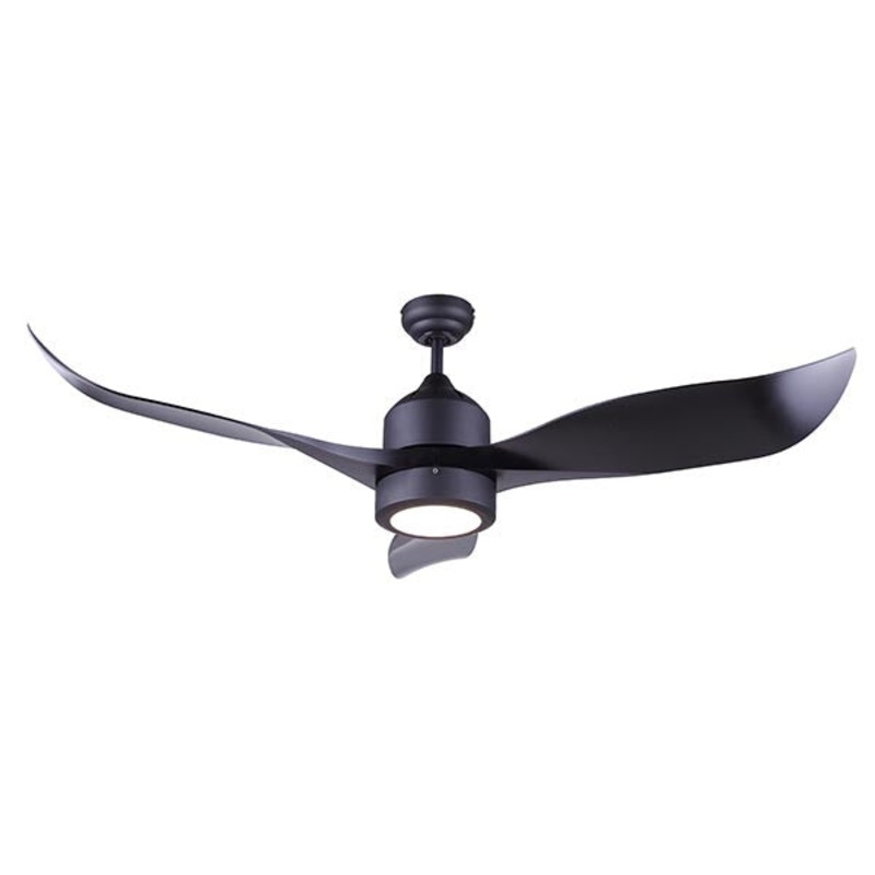 52`` Ceiling Fan in Black