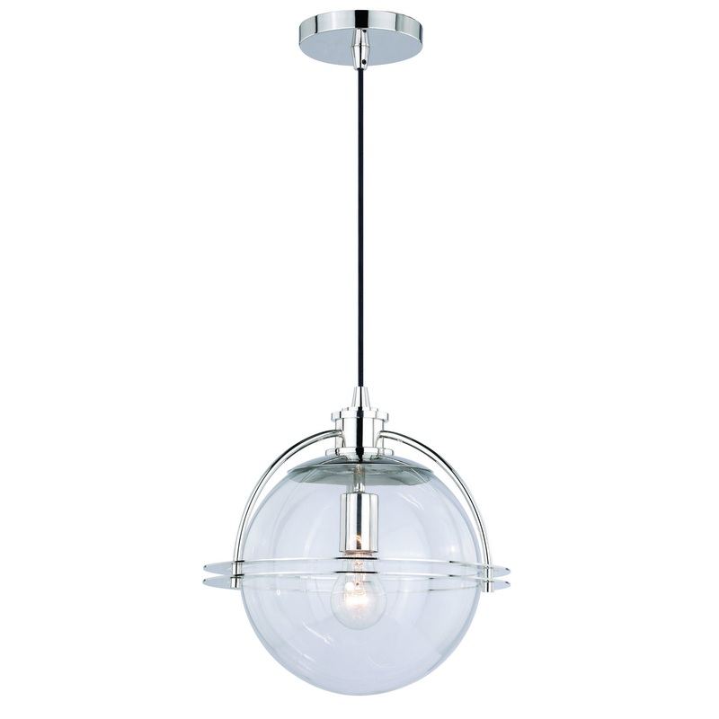 630 Series One Light Pendant in Satin Nickel