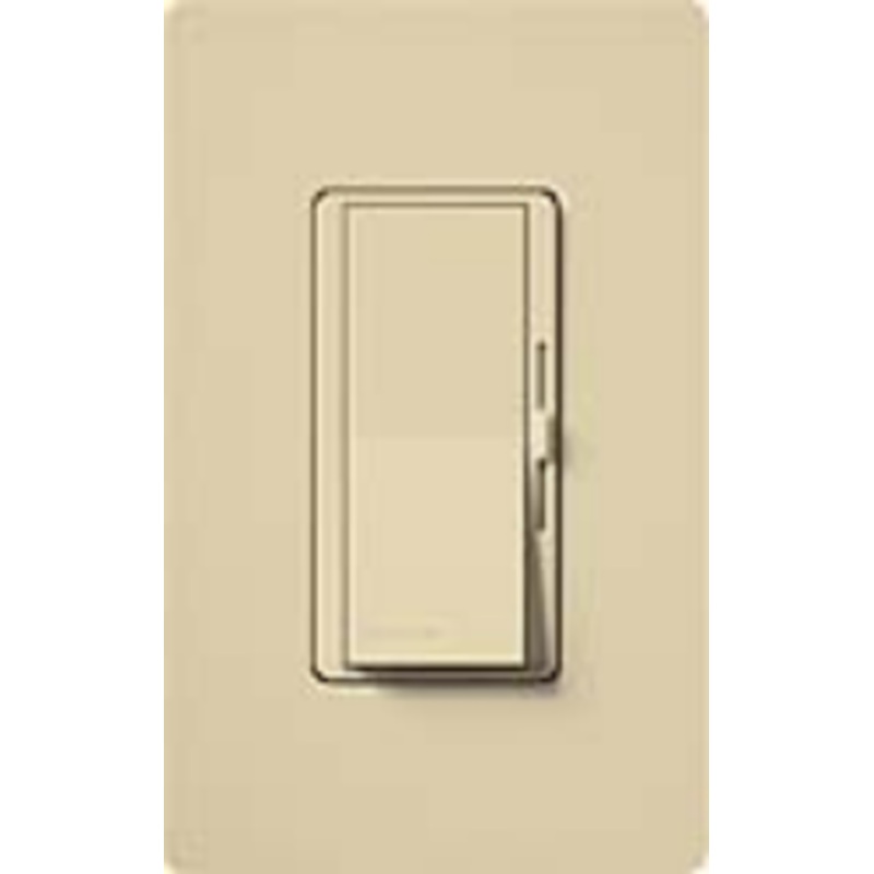 Diva 600W Incandescent / Halogen Single Pole Dimmer in Ivory