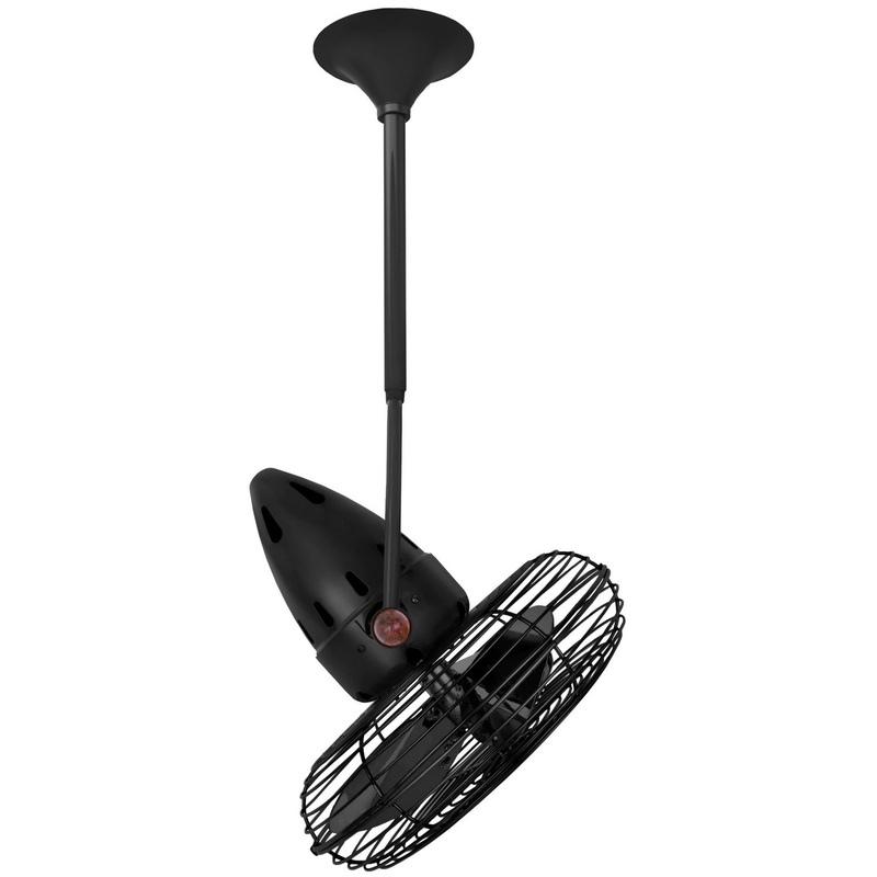 Jarold Direcional 16``Ceiling Fan in Matte Black