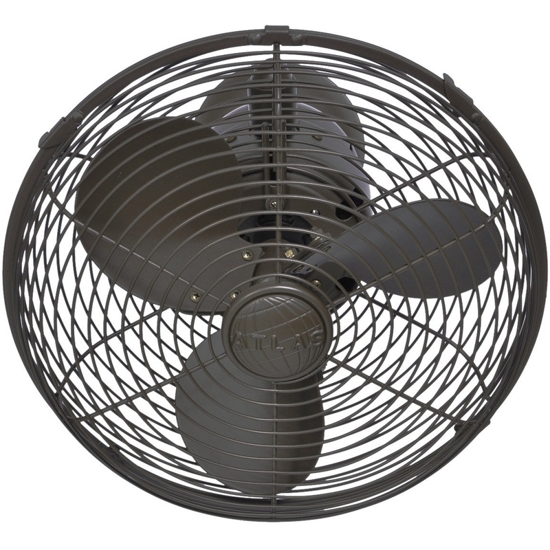 Kaye 13``Wall Fan in Textured Bronze