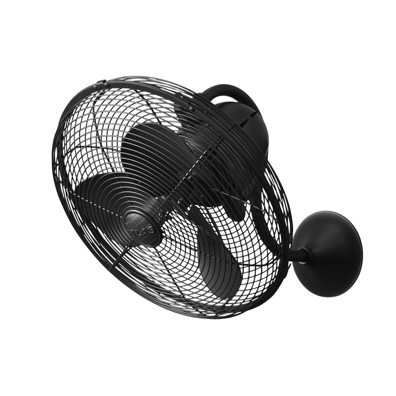 Laura 16``Wall Fan in Textured Bronze