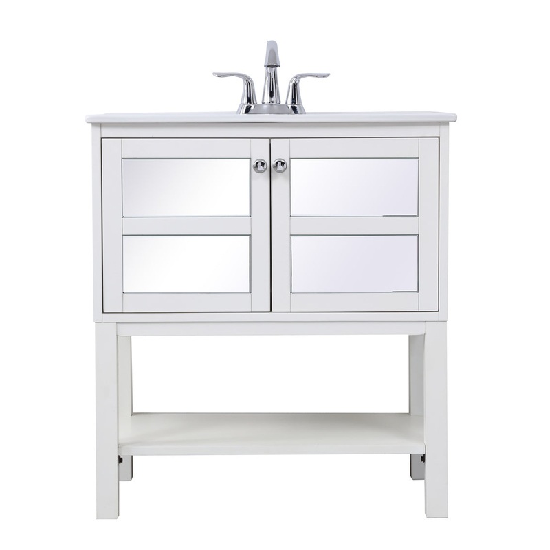 Mason Single Bathroom Vanity Set in White