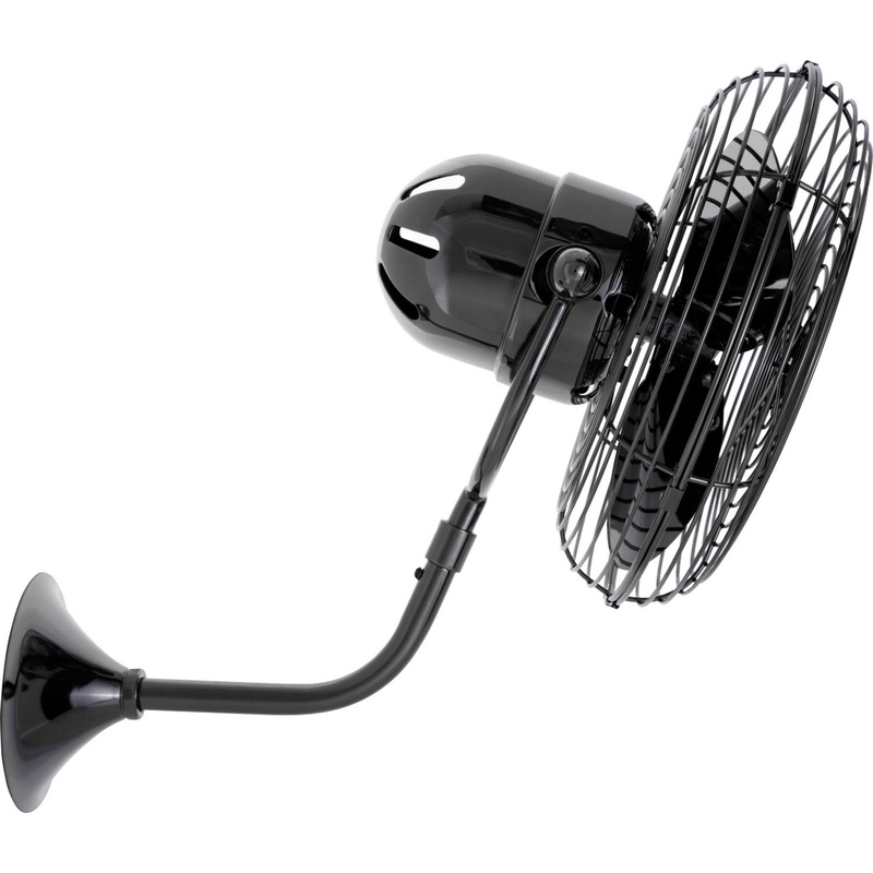 Michelle Parede 19``Wall Fan in Black Nickel