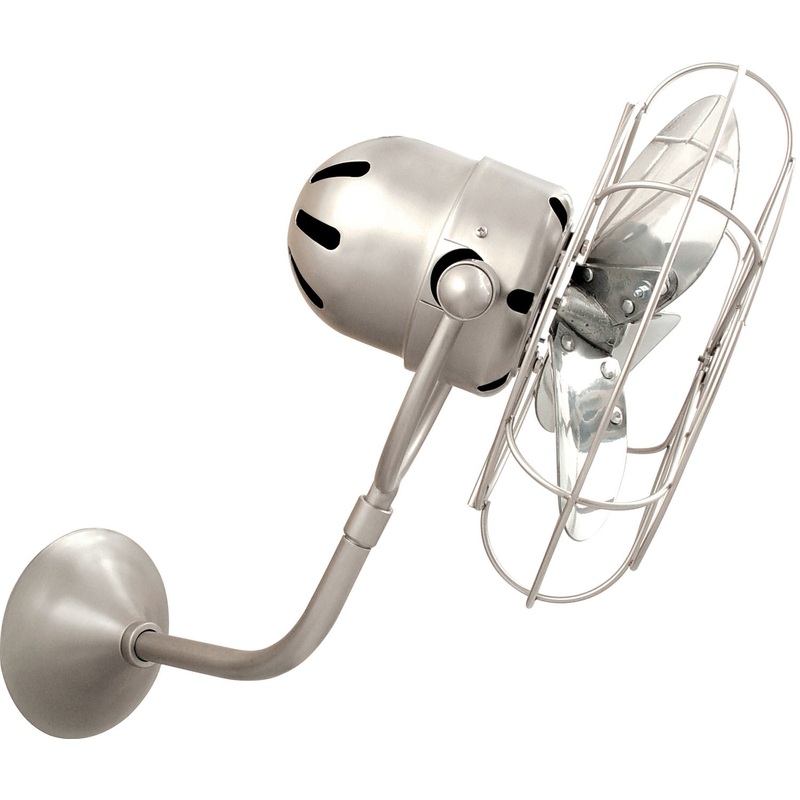 Michelle Parede 19``Wall Fan in Brushed Nickel