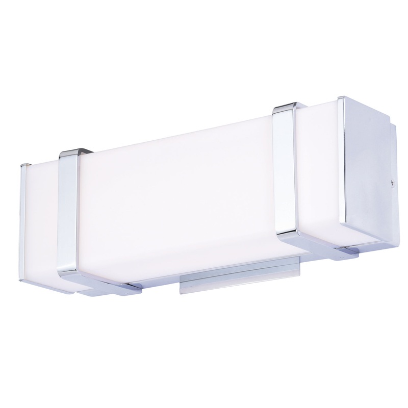Noah One Light Vanity in Chrome
