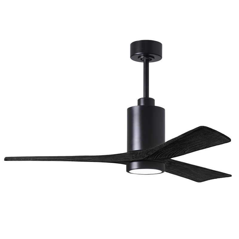 Patricia 52``Ceiling Fan in Matte Black