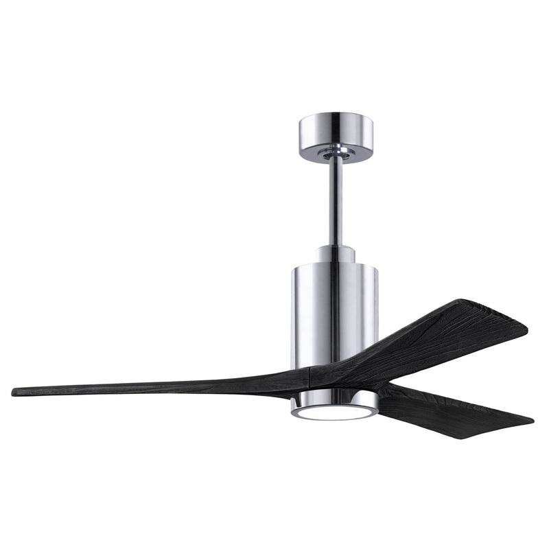 Patricia 52``Ceiling Fan in Polished Chrome