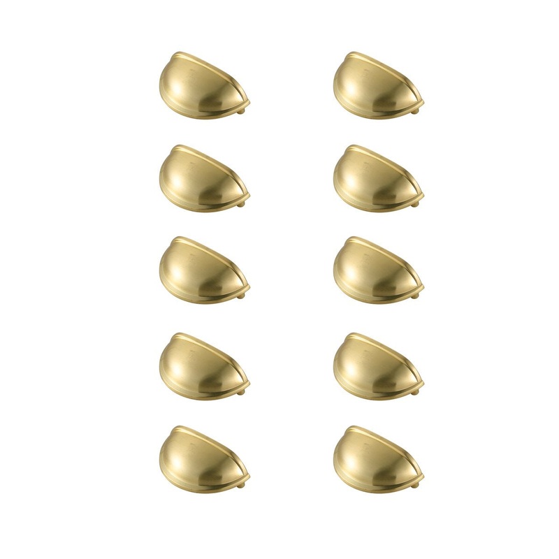 Atticus Bar Pull Multipack (set of 10) in Brushed Gold