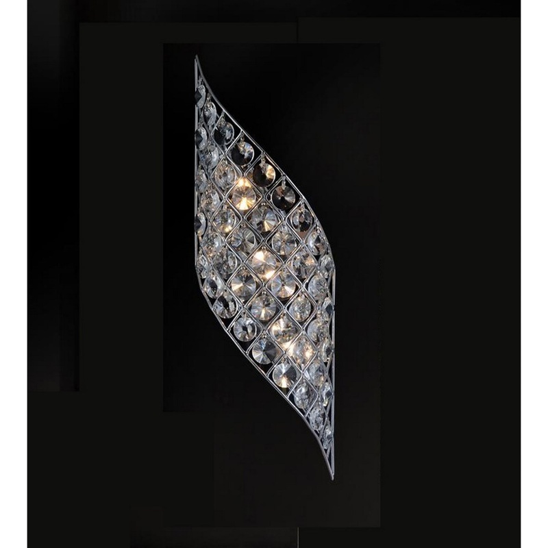 Chique Four Light Wall Sconce in Chrome