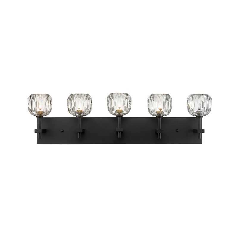 Five Light Vanity in Black
