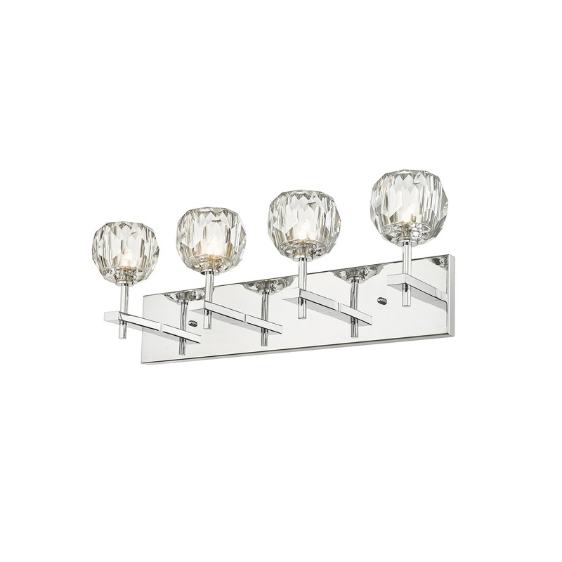 Four Light Vanity in Chrome