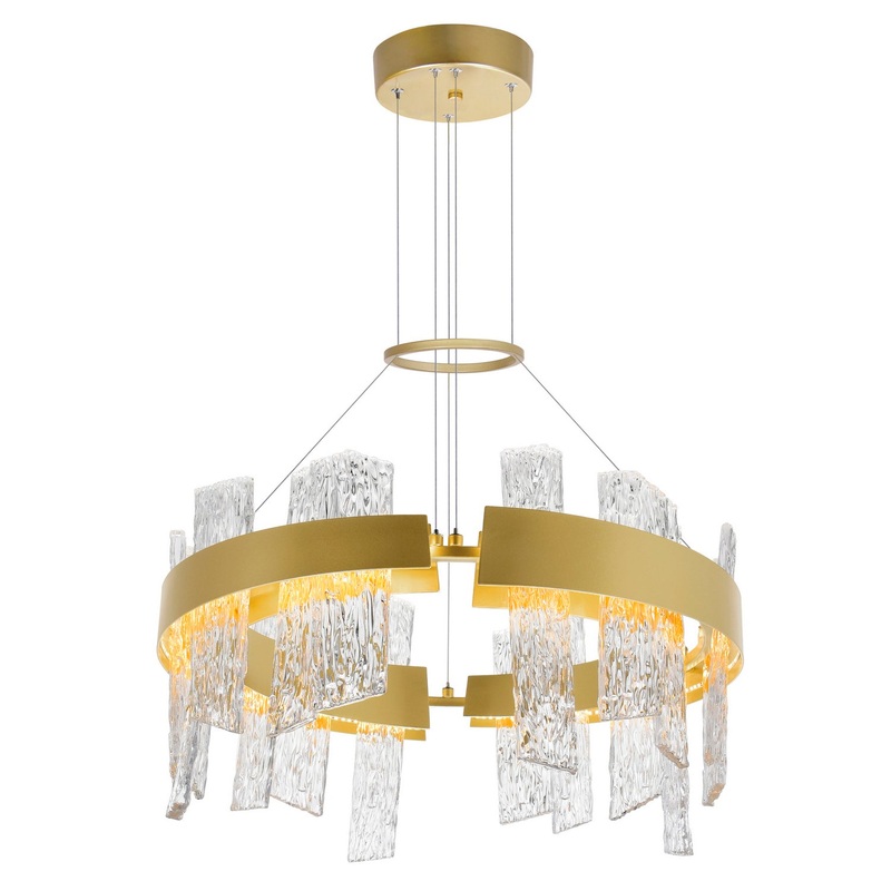 Guadiana LED Chandelier in Satin Gold
