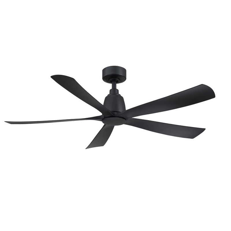 Kute5 52 52"Ceiling Fan in Black