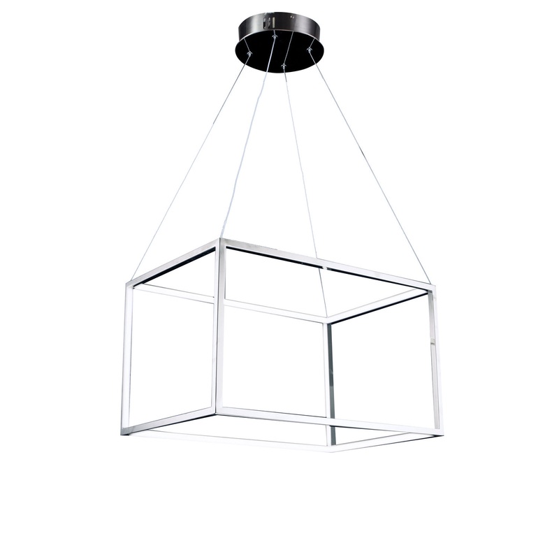 LED Chandelier in Chrome