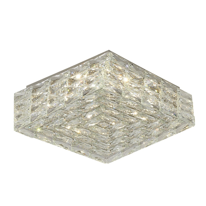 LED Flush Mount in Chrome